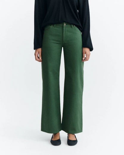 Kettan Trousers - Low-Rise Hand-Embroidered