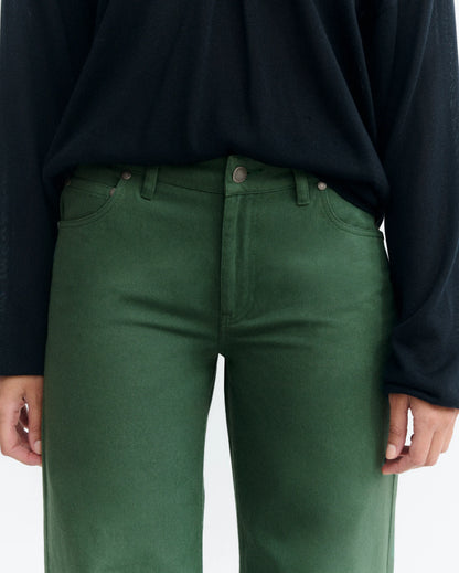 Kettan Trousers - Low-Rise Hand-Embroidered