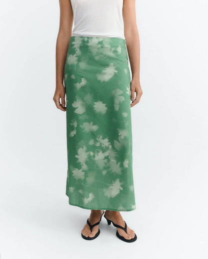 Tipia Kora Green Midi Skirt