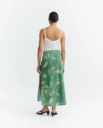 Tipia Kora Green Midi Skirt