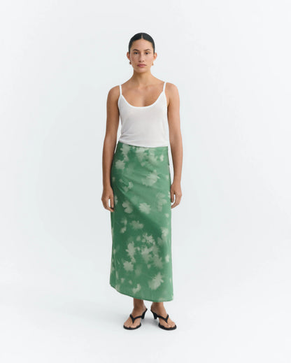Tipia Kora Green Midi Skirt