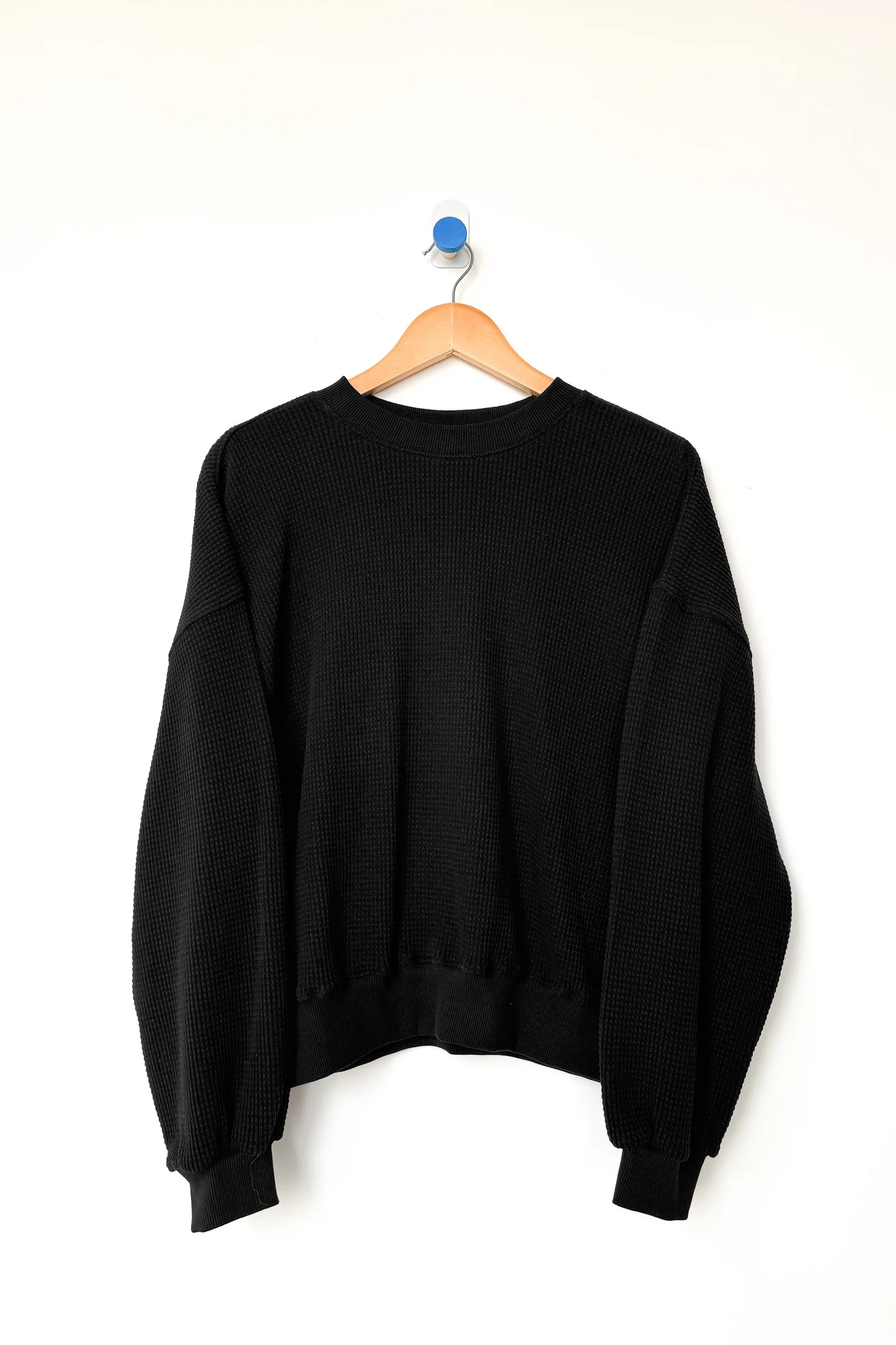 PREORDER Waffle Core Sweatshirt - True Black