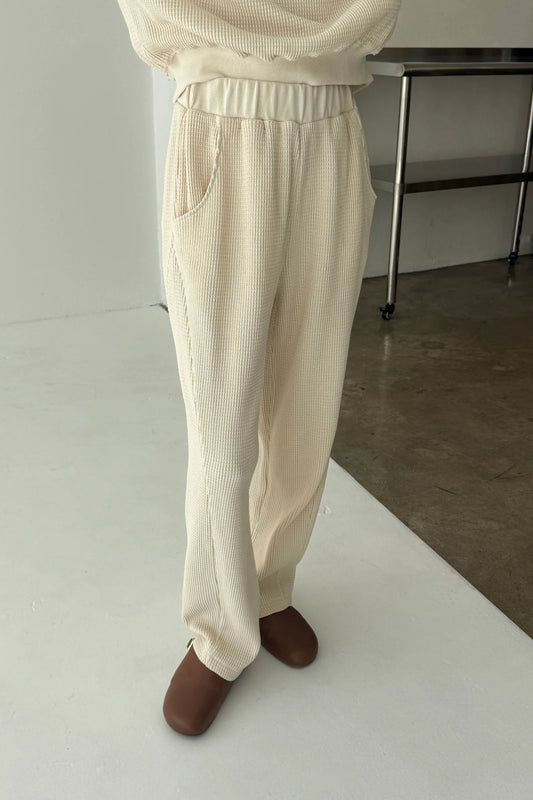 PREORDER Waffle Lo Pants - Naturel