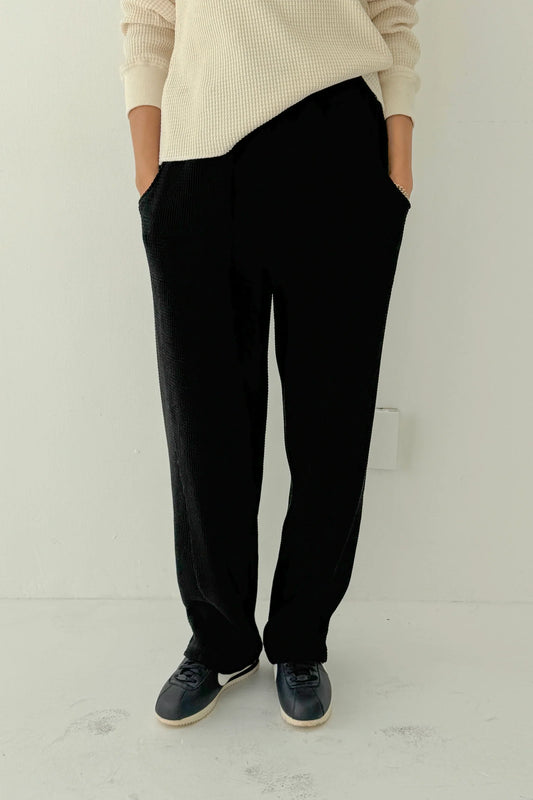 PREORDER Waffle Lo Pants - True Black