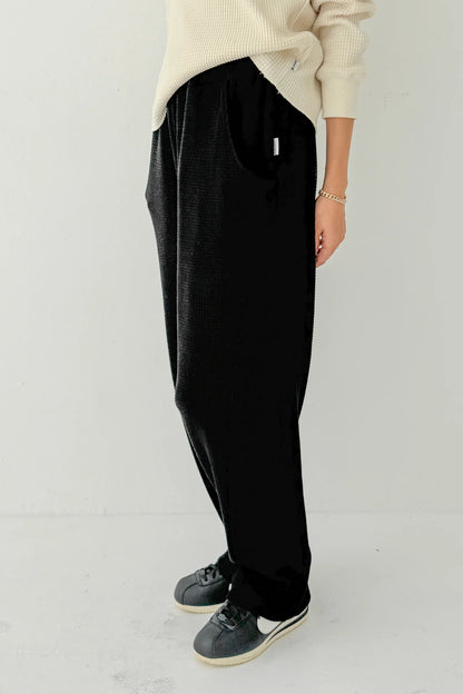 PREORDER Waffle Lo Pants - True Black