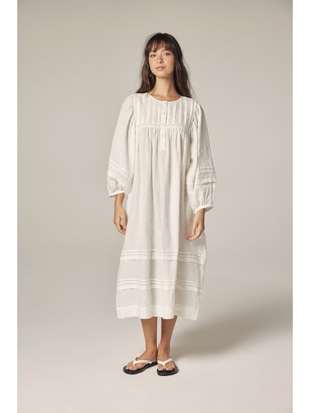 Laced Linen Dress