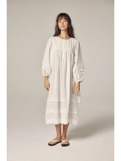Laced Linen Dress