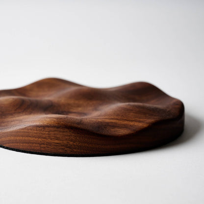 TOPO Round Tray - Walnut
