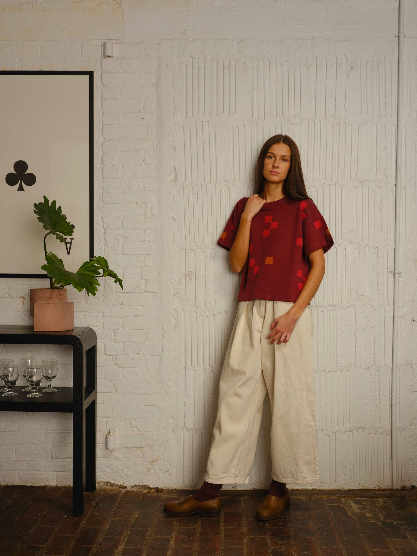 Albers Short Sleeve Sweater Tee - Topaz