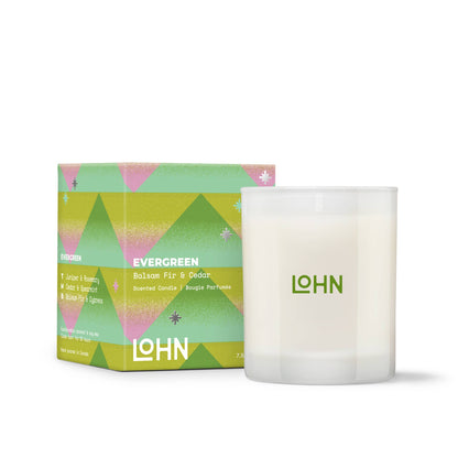 EVERGREEN Holiday Candle - Balsam Fir & Cedar