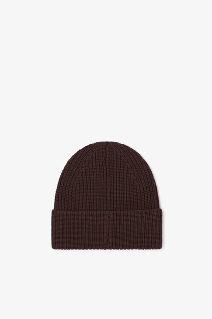 Merino Wool Beanie - Earth Brown