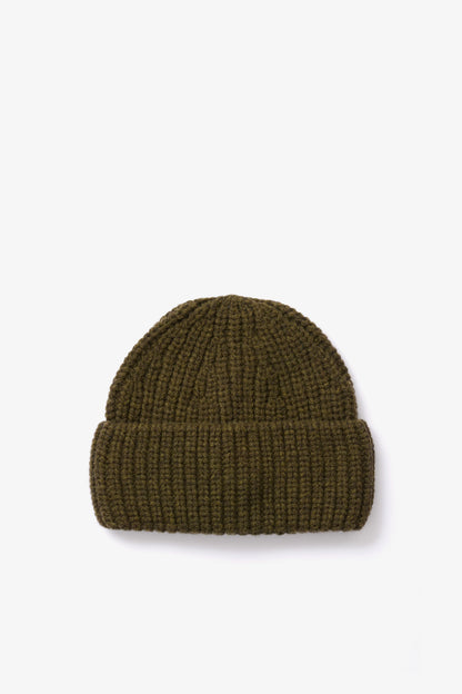 Merino Wool Beanie - Mountain Green