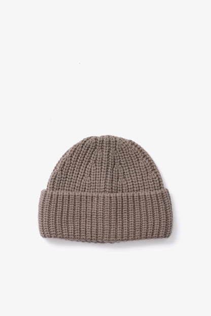 Merino Wool Beanie - Earthly Grey