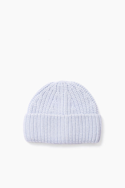 Merino Wool Beanie - Aura Blue