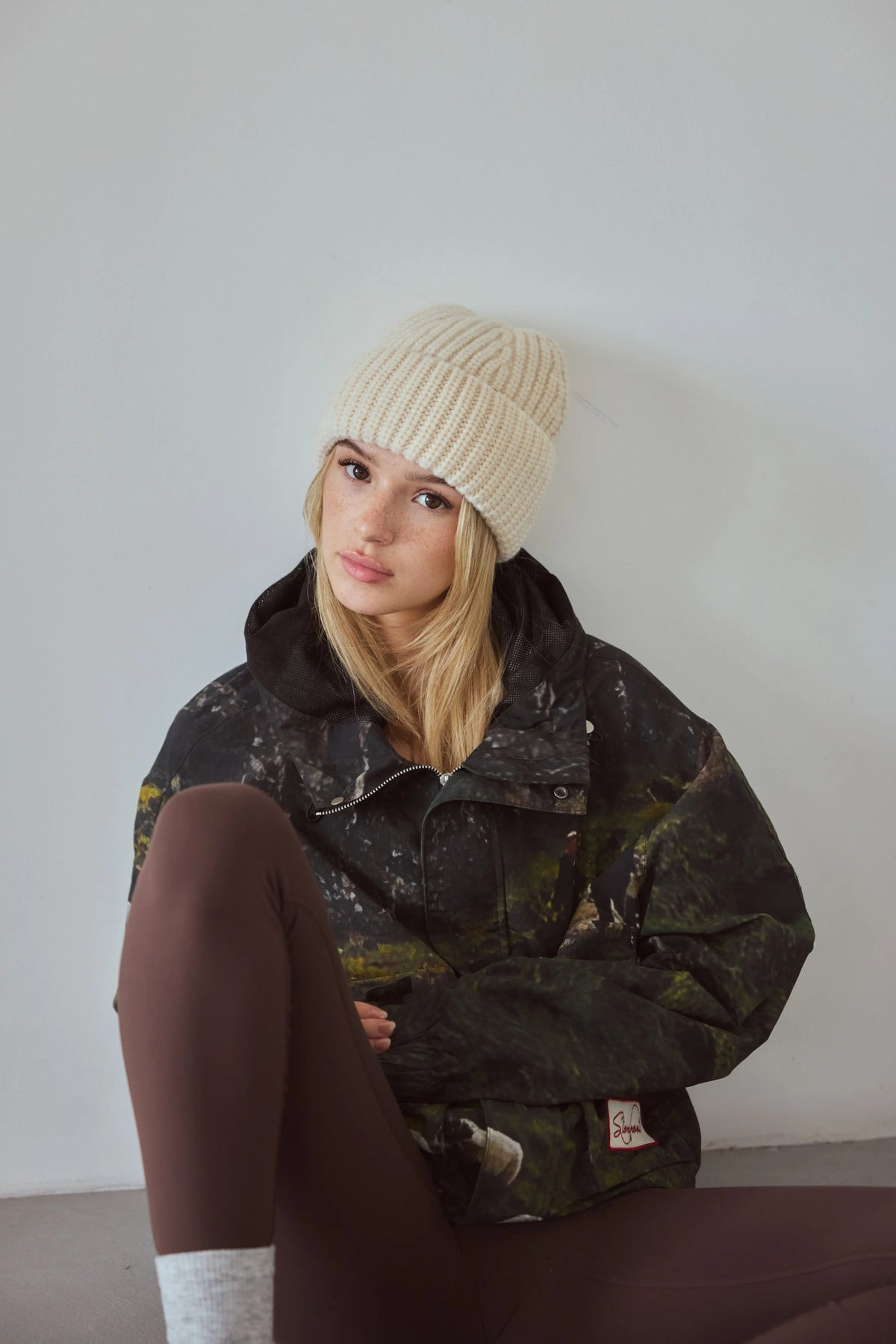 Merino Wool Beanie - Off White