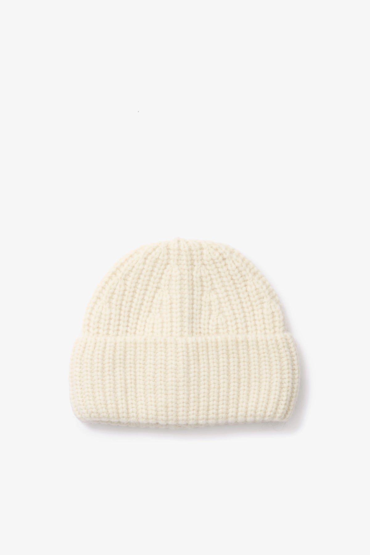 Merino Wool Beanie - Off White