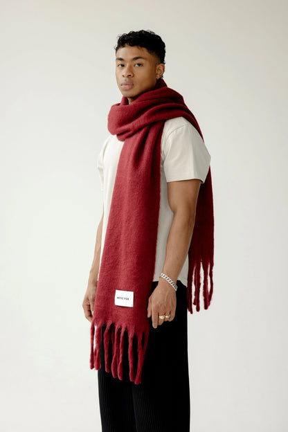 The Reykjavik Scarf - Burgundy