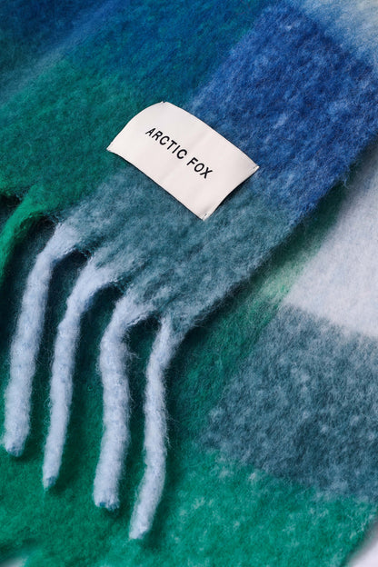 The Reykjavik Scarf - Emerald Check