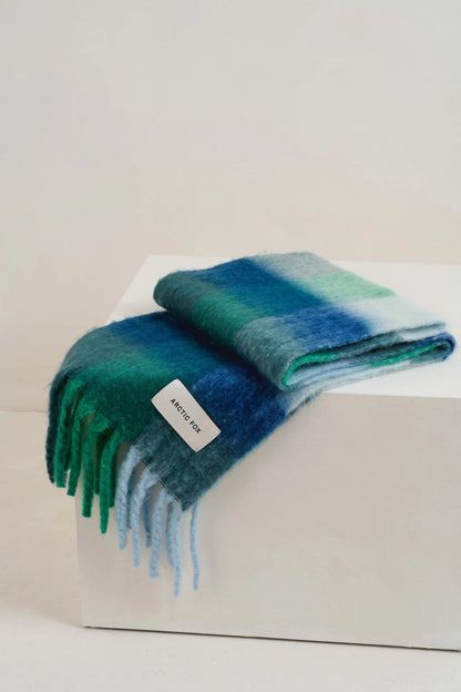 The Reykjavik Scarf - Emerald Check