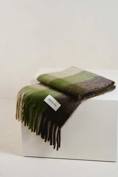 The Reykjavik Scarf - Mossy Greens
