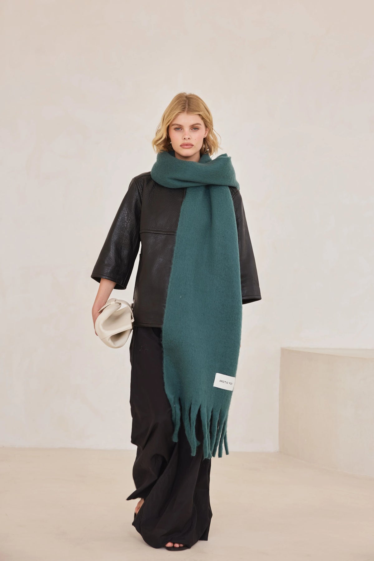 The Reykjavik Scarf - Forest Teal