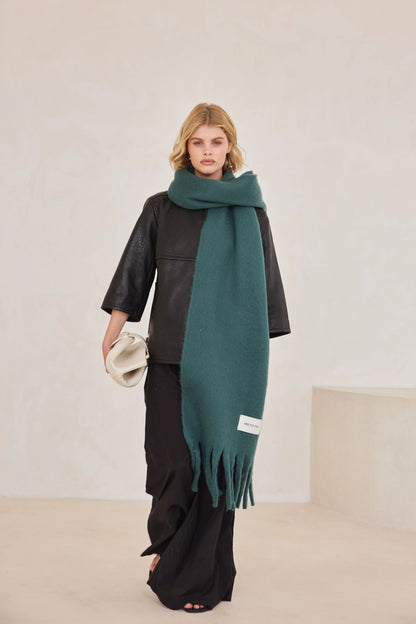 The Reykjavik Scarf - Forest Teal
