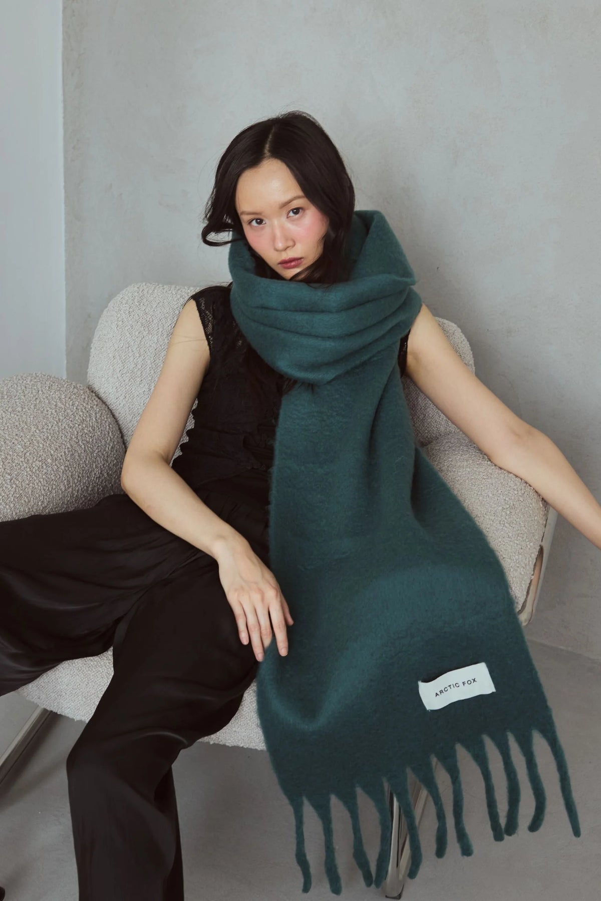 The Reykjavik Scarf - Forest Teal