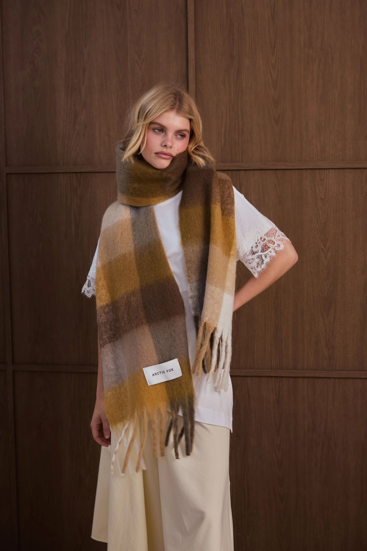 The Reykjavik Scarf - Golden Woodland