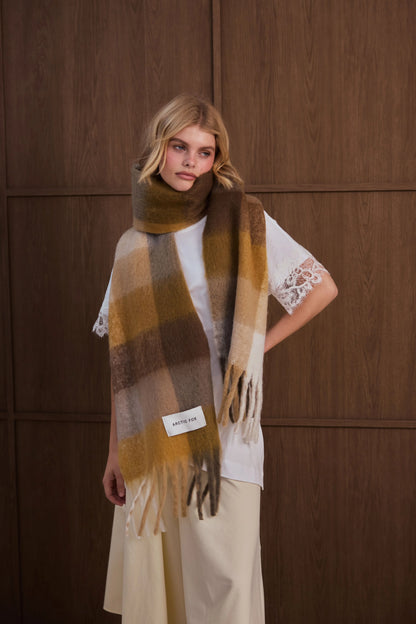 The Reykjavik Scarf - Golden Woodland