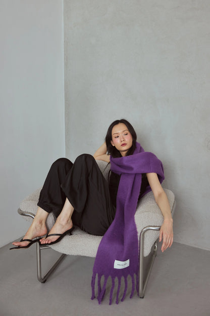 The Reykjavik Scarf - Wild Violet