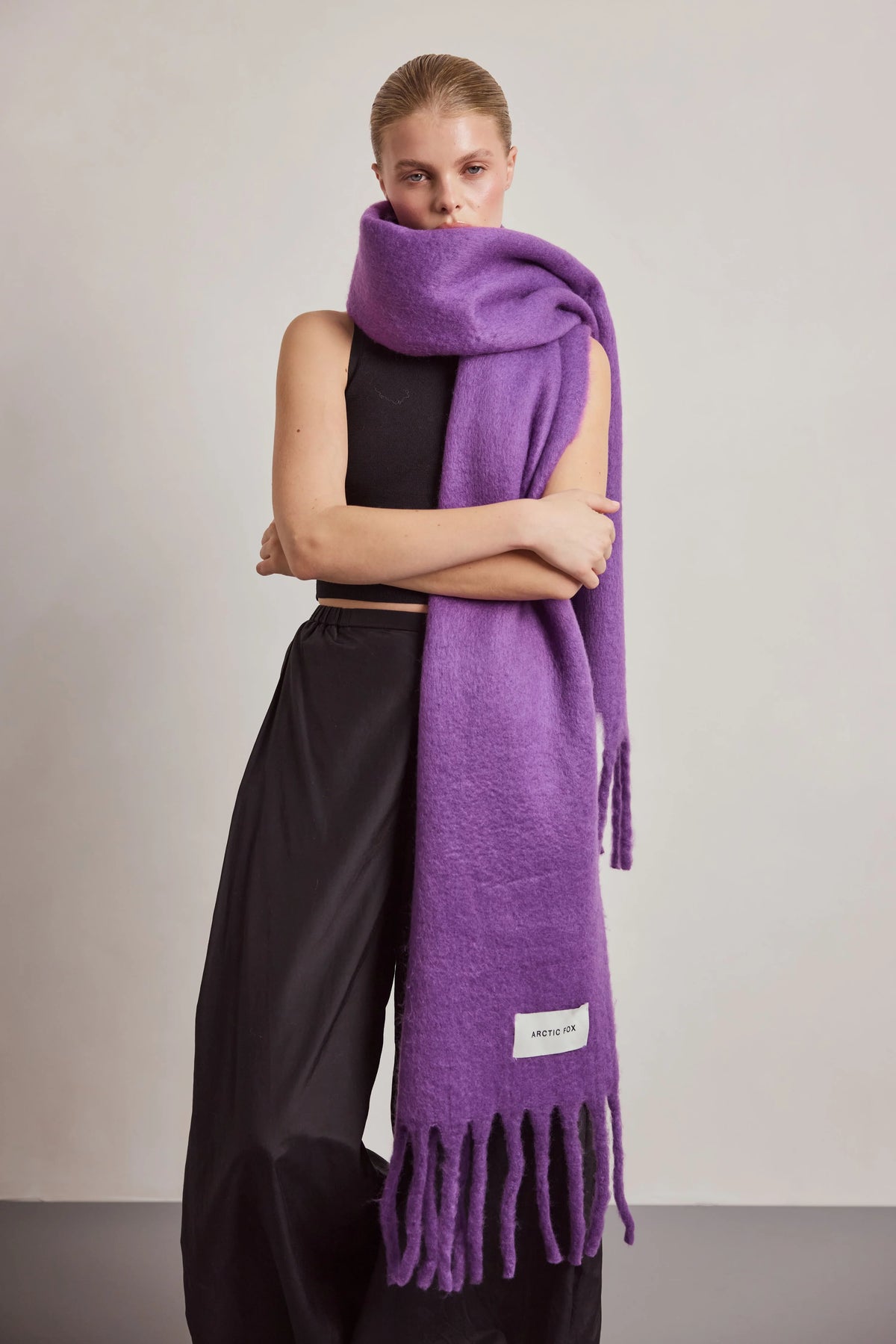 The Reykjavik Scarf - Wild Violet