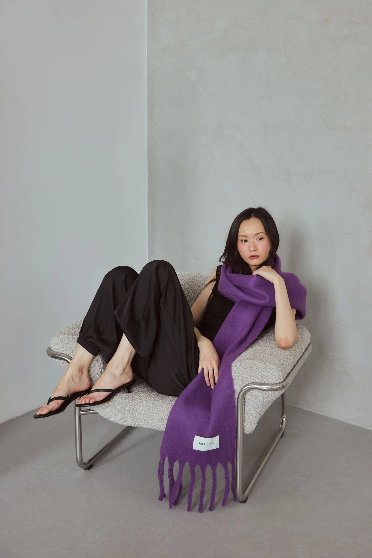 The Reykjavik Scarf - Wild Violet