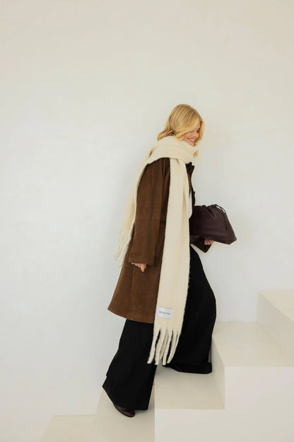 The Reykjavik Scarf - Pebble Beige