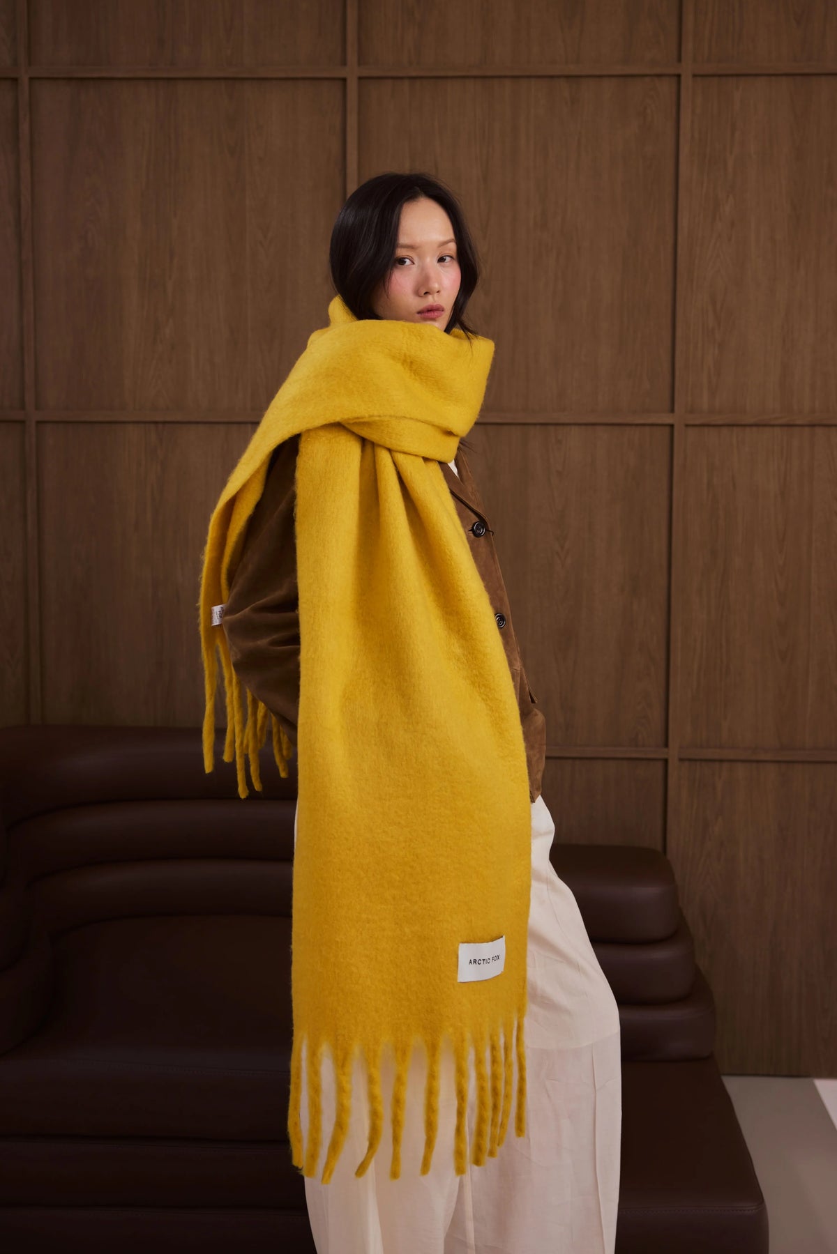 The Reykjavik Scarf - Golden Yellow