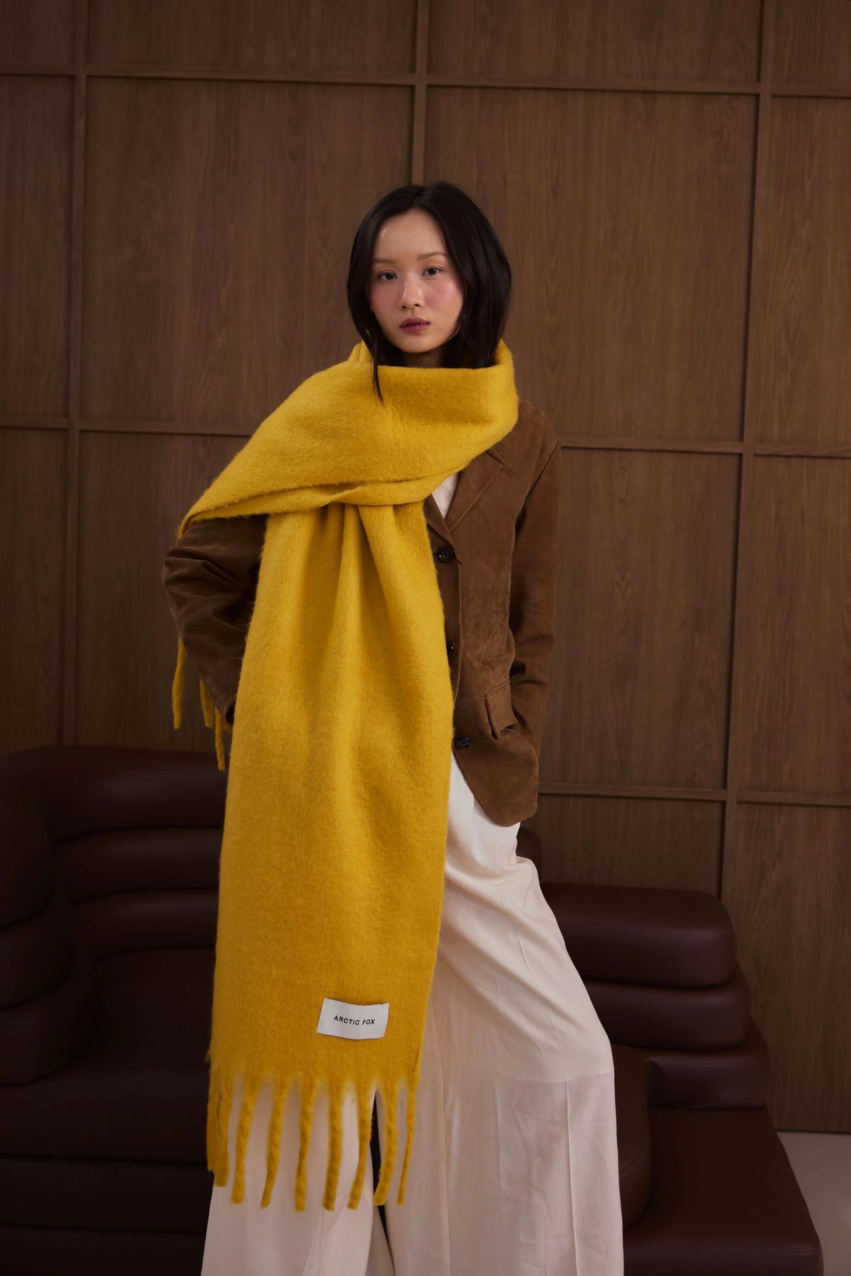 The Reykjavik Scarf - Golden Yellow