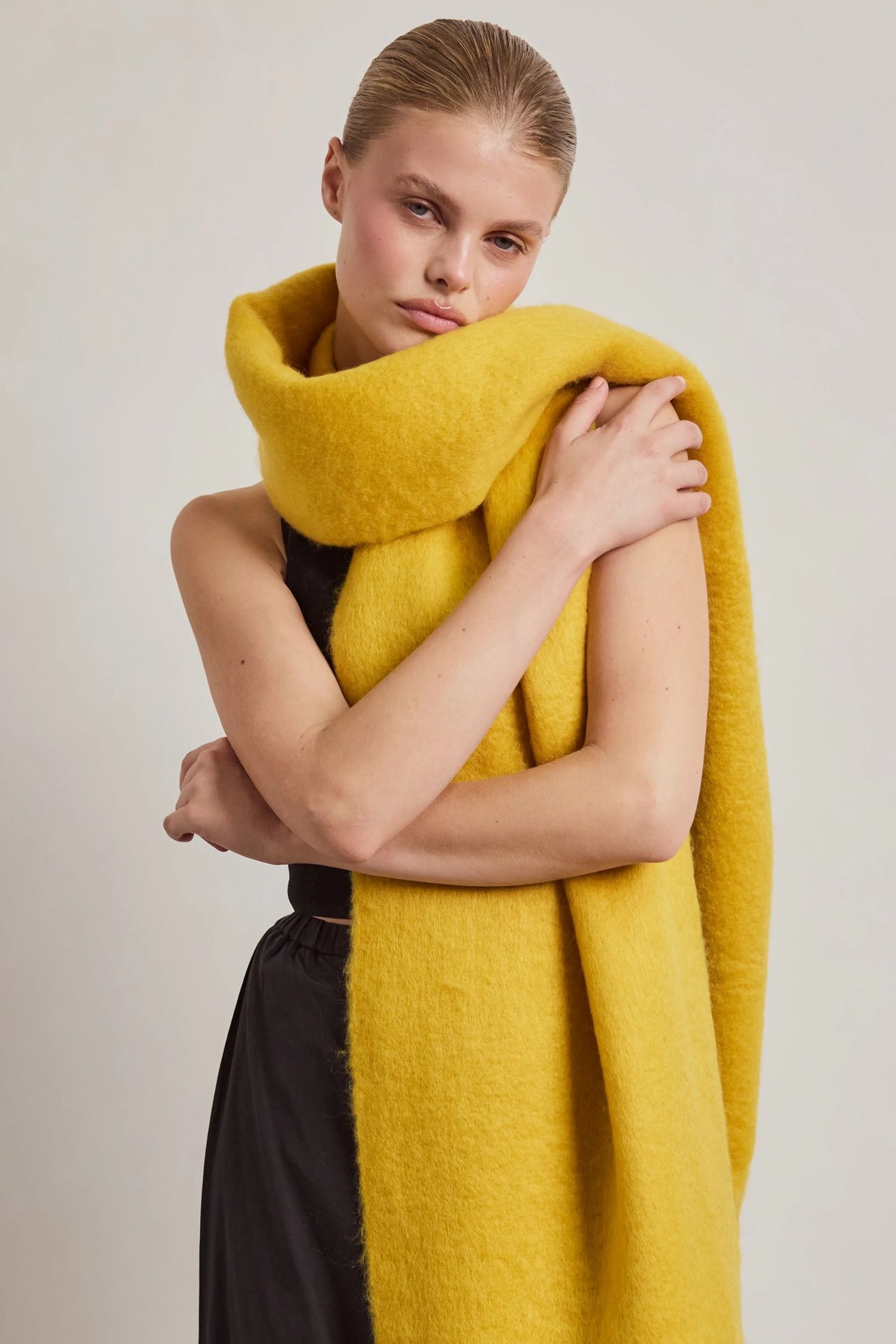 The Reykjavik Scarf - Golden Yellow