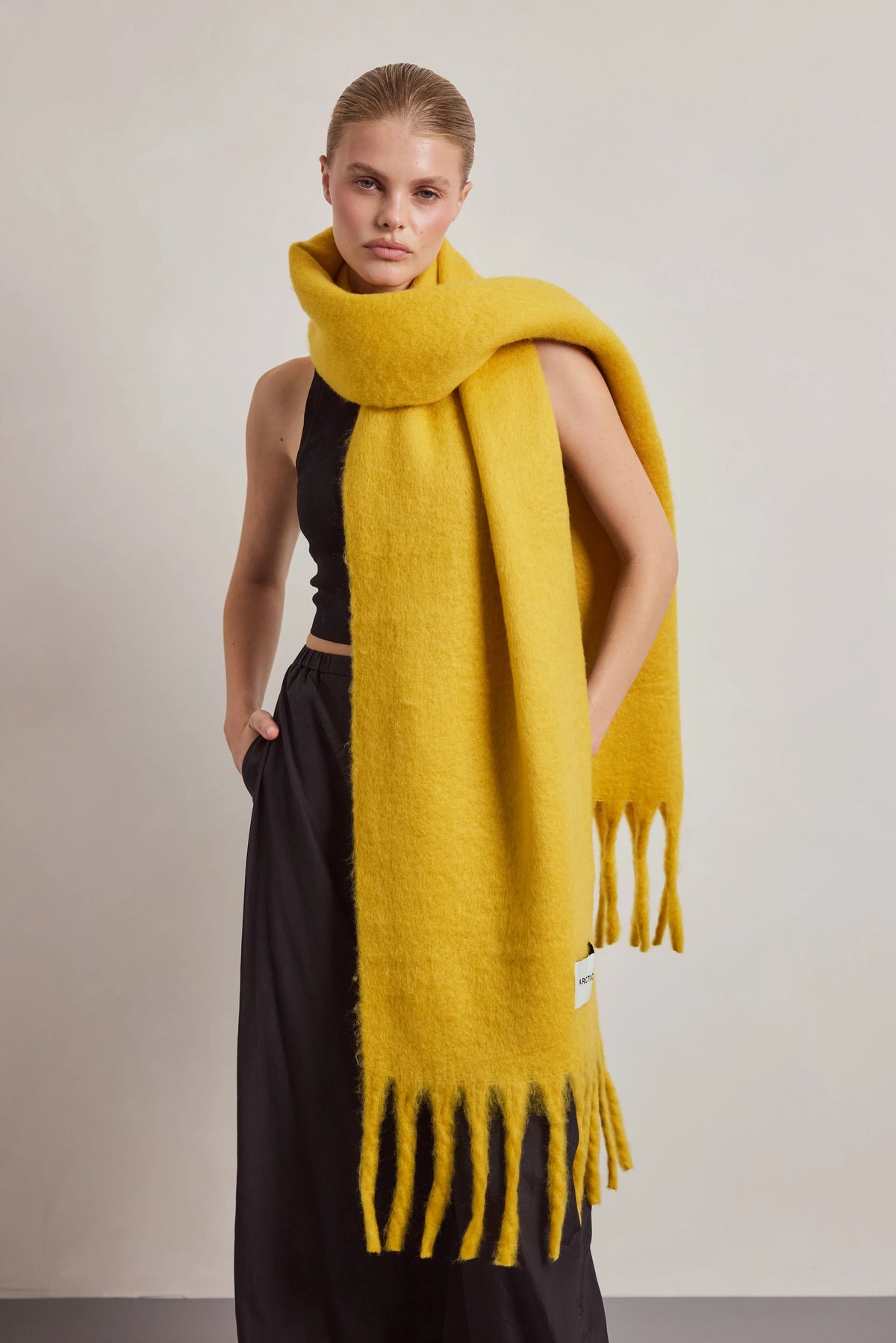 The Reykjavik Scarf - Golden Yellow