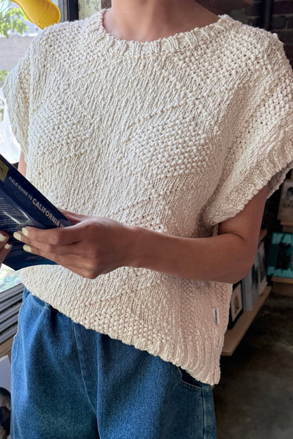 Alden Cotton Sweater - Naturel