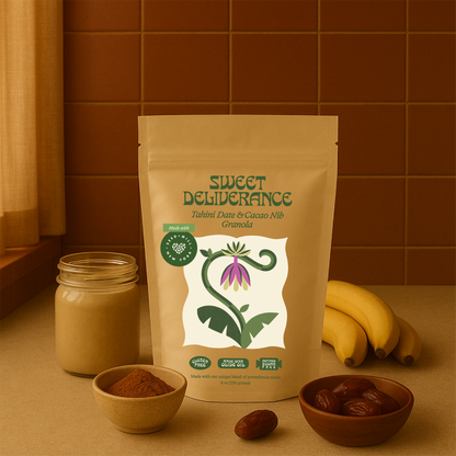 Tahini Date & Banana Cacao Nib Granola