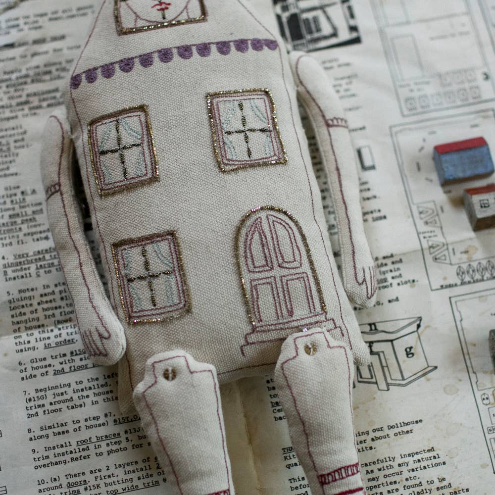 Doll House - Cotton Wall Hanging