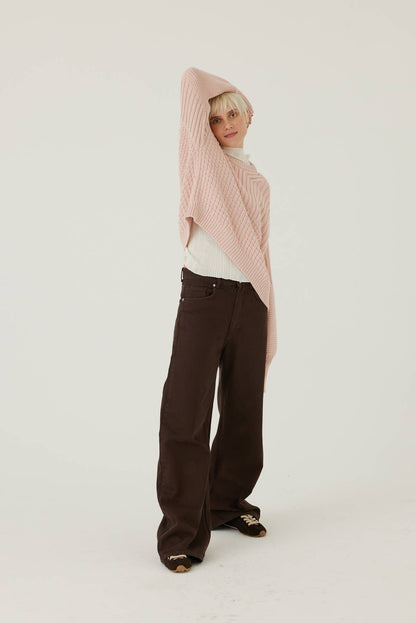 Delčia Organic Cotton Sweater - Dusty Pink