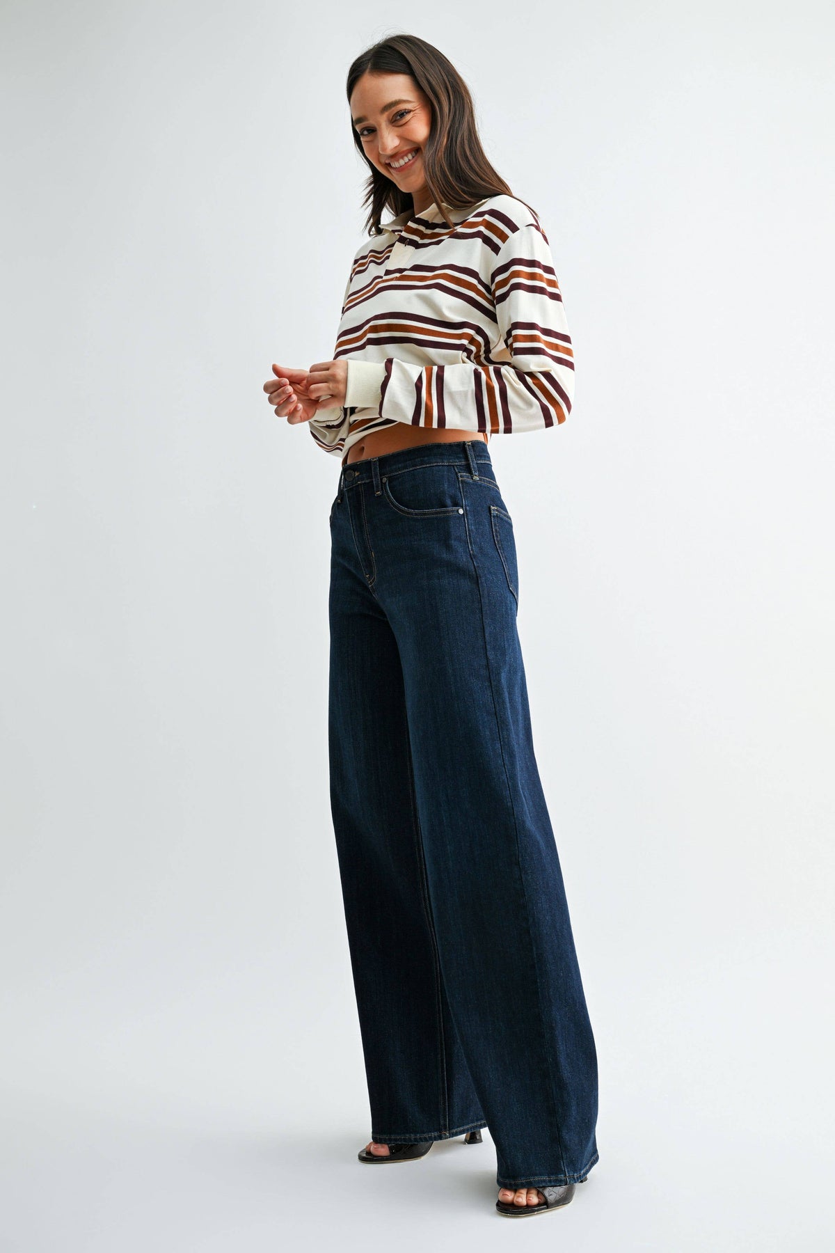 Classic Relaxed Wide Leg - Dark Denim