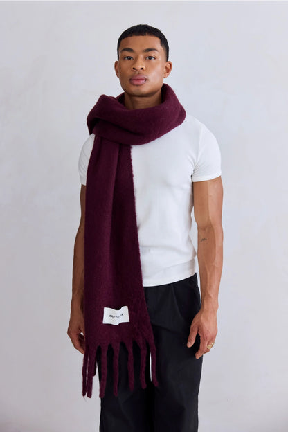 The Stockholm Scarf - Cherry Lacquer