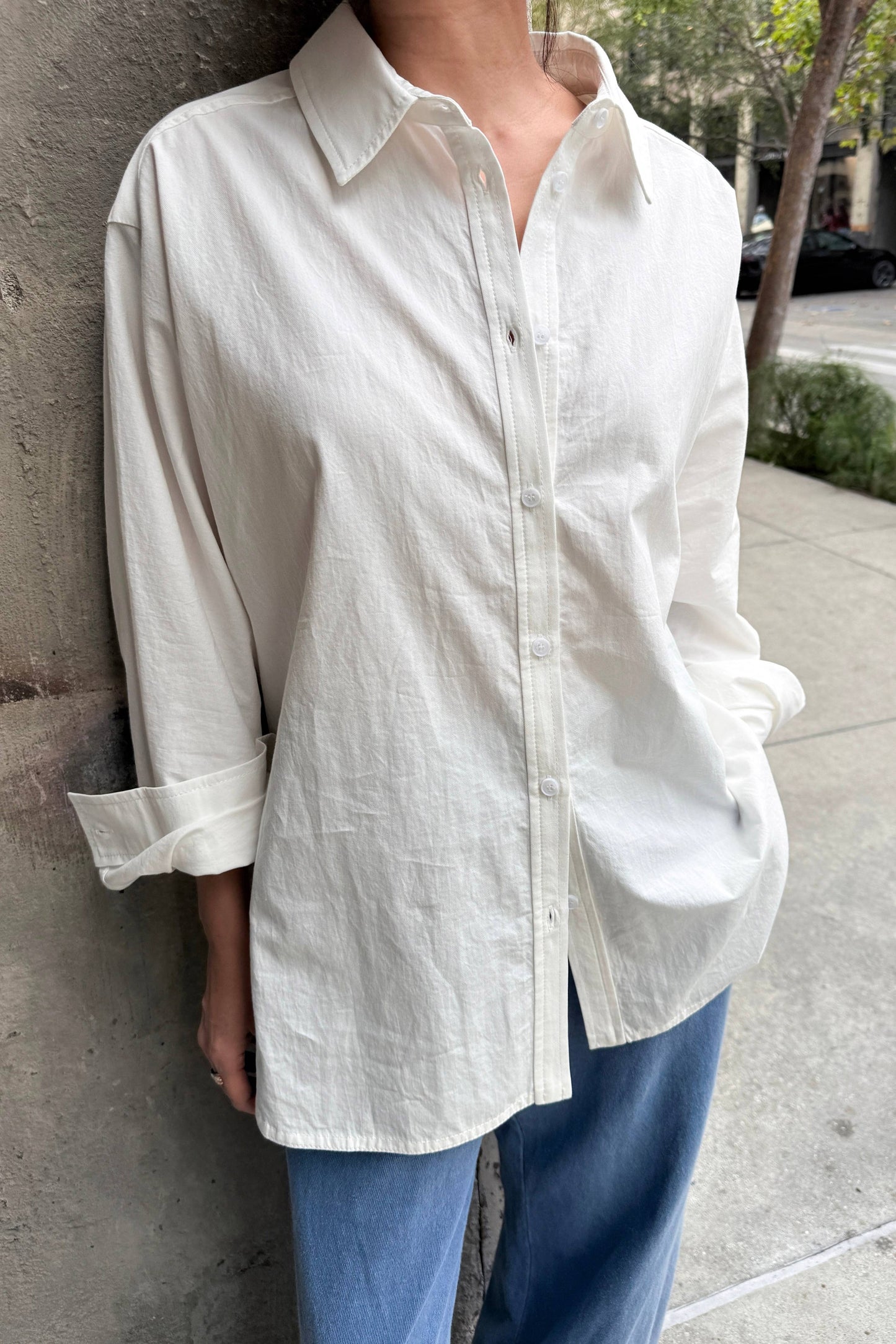 PREORDER Light Weight Owen Shirt - White