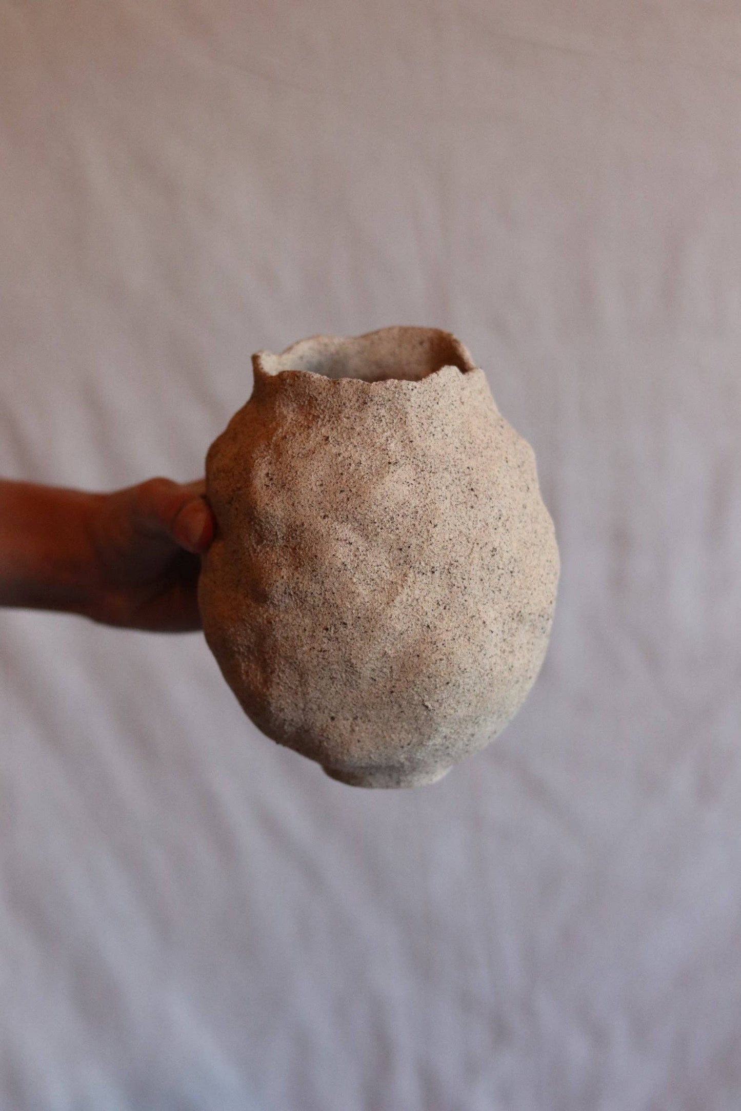 6" Gathered Earth Vessel