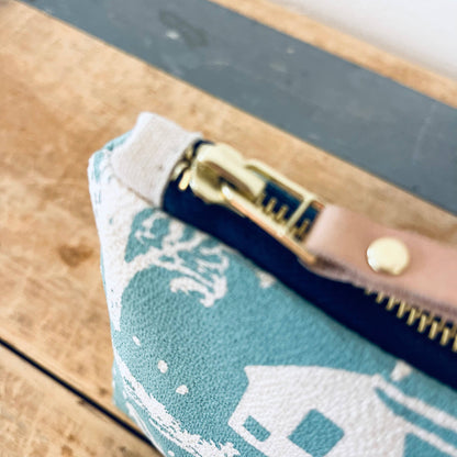 Laura Pouch - Farmhouse Toile (multiple color options)