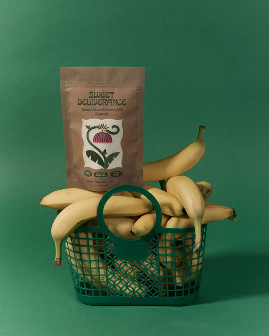 Tahini Date & Banana Cacao Nib Granola