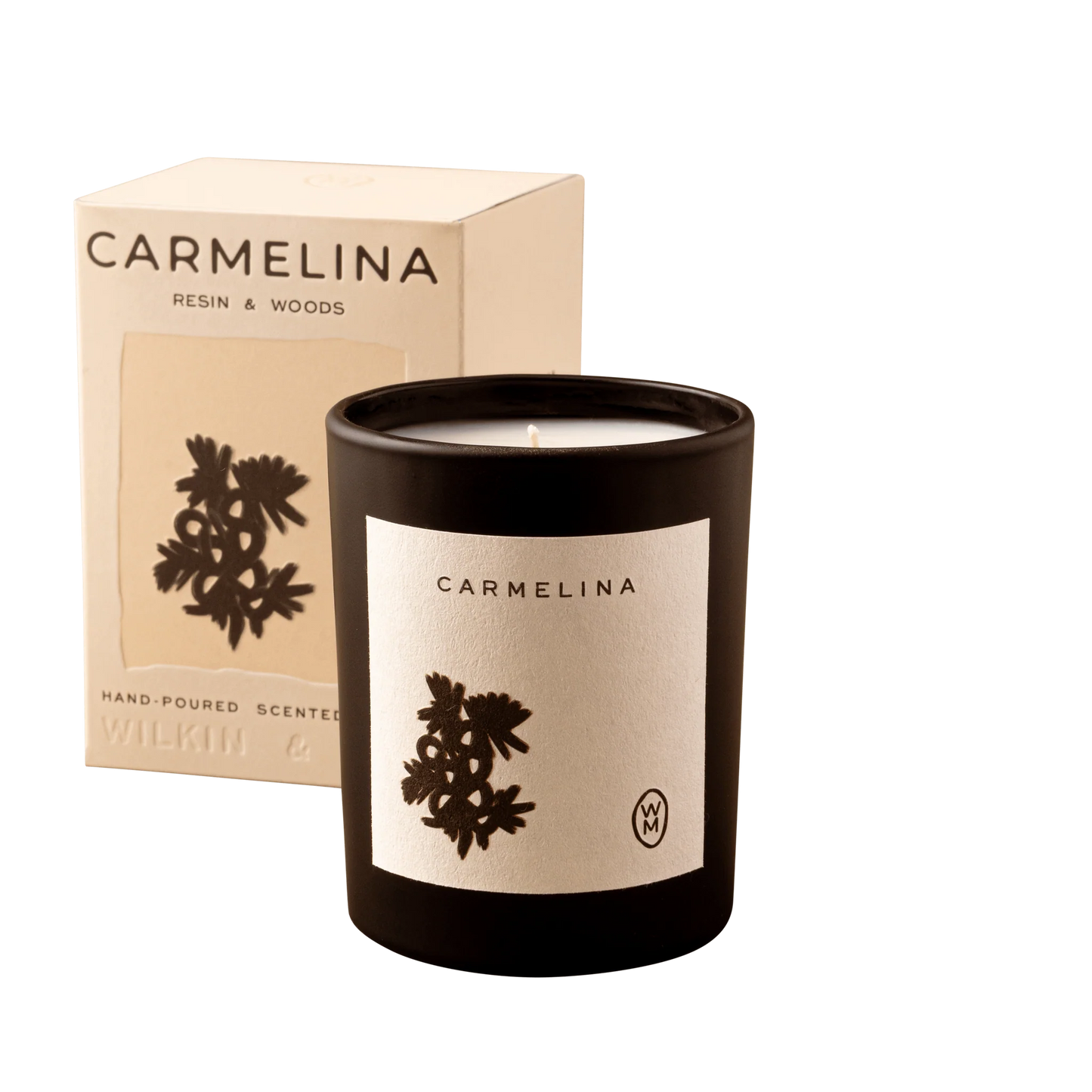 Carmelina Candle - Resin & Woods