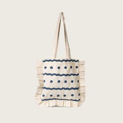 Block Printing Kit - Gingham Ruffle Tote