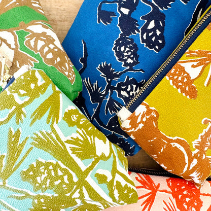 Laura Pouch - Pine Cone Tree (multiple color options)